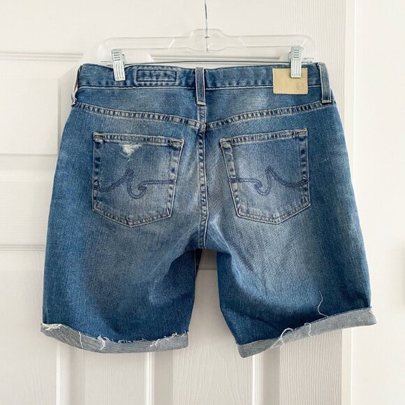 AG "Nikki" Relaxed Skinny Jean Shorts, size 27 - Picture 8 of 12